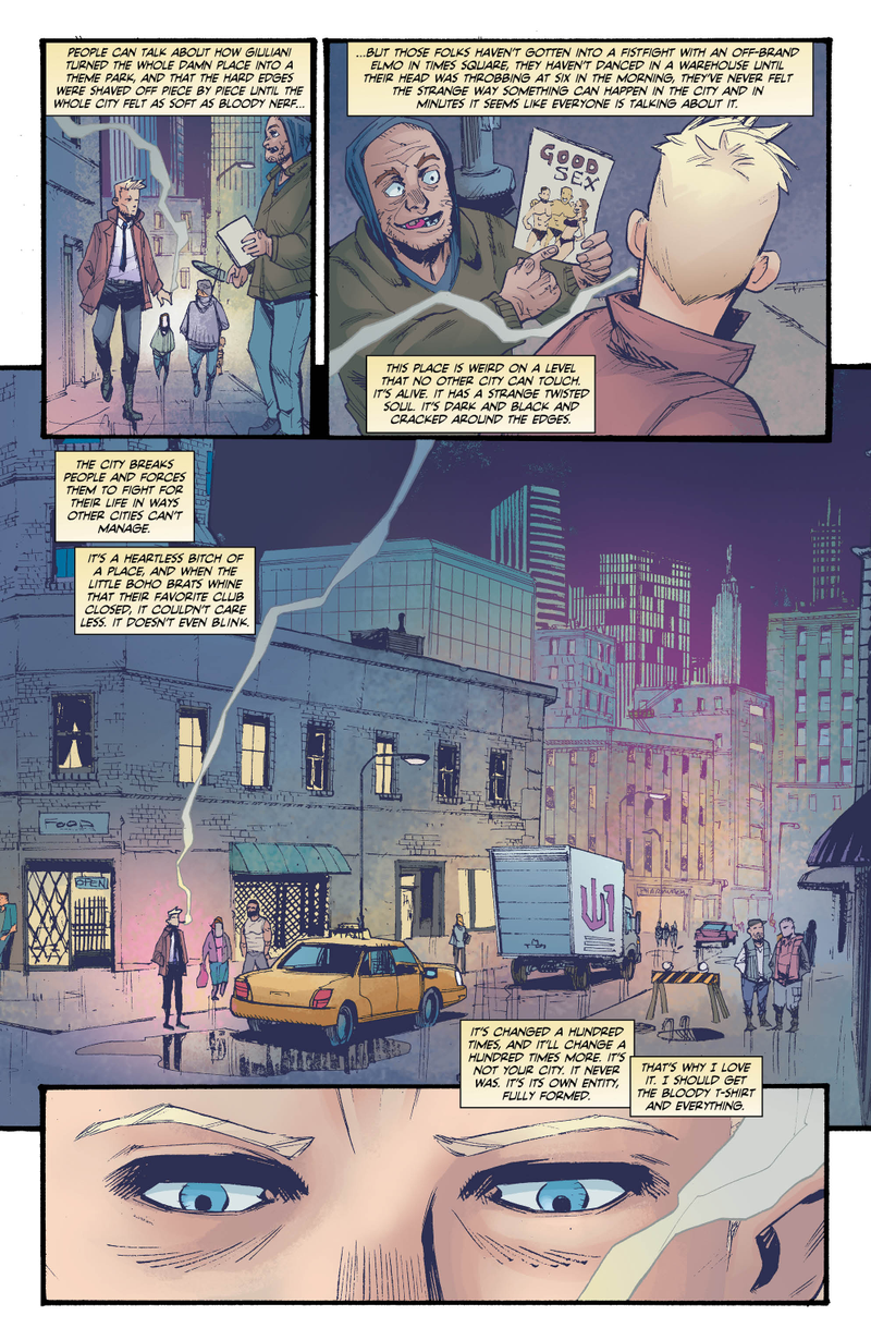 Illustration for article titled DC exclusive: Constantine raises hell on the streets of New York City